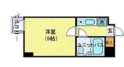 グランピア朝霞 1Kの間取図画像