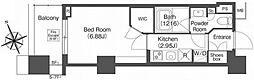 コンフォリア西荻窪 1Kの間取図画像