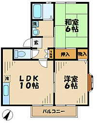 サニーサイド南大沢B棟 2階/201
