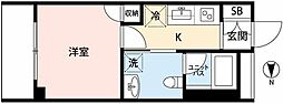 ソフィア下北沢 1Kの間取図画像