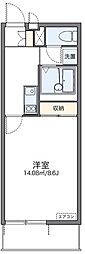 LEONEXT希望 1Kの間取図画像