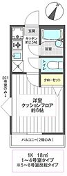 ベルドーラ一之江C 2階