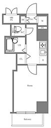 クレアシオン新中野 1Kの間取図画像