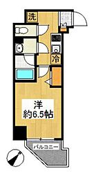 SHOKENResidence横浜ベイサイド 1Kの間取図画像