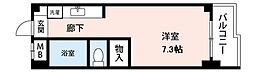 ヴェルアージュ座間 ワンルームの間取図画像
