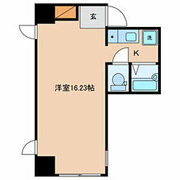 LXS室町 ワンルームの間取図画像