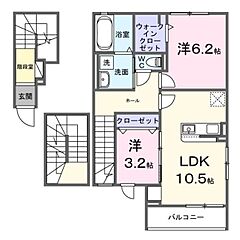 物件の間取り