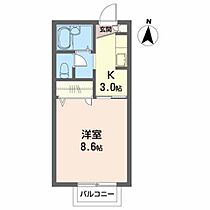 Ｋａｌｍｉａ　Ｐａｌａｃｅ　Ｃ 201 ｜ 宮城県仙台市宮城野区福田町２丁目5-7（賃貸アパート1K・2階・26.20㎡） その2