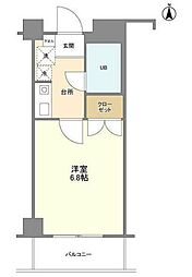 プライムシティ南浦和 1Kの間取図画像