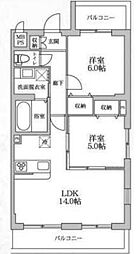 Serenity 2LDKの間取図画像