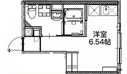 デュオメゾン門前仲町 ワンルームの間取図画像