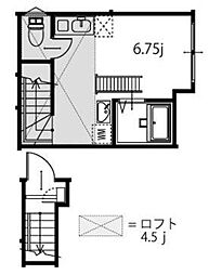 ナズ荻窪レジデンス ワンルームの間取図画像