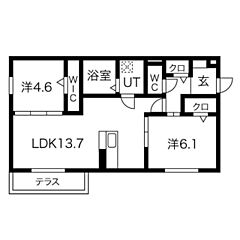 物件の間取り
