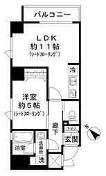 FineCrest巣鴨 1LDKの間取図画像