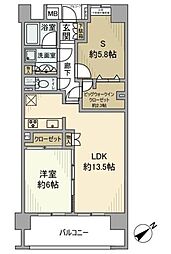 クレストフォルム上野グランステージ 1SLDKの間取図画像