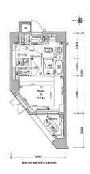 グランヴァン小竹向原 1Kの間取図画像