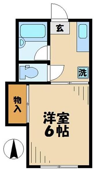 ハイムコーヤ3 101｜東京都八王子市下柚木(賃貸アパート1K・1階・20.60㎡)の写真 その2