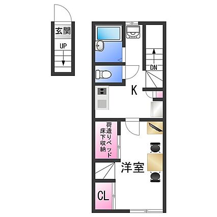 レオパレス楠見中_間取り_0