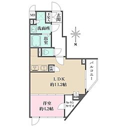 ソフィア哲学堂 1LDKの間取図画像