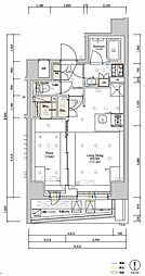ＳＹＦＯＲＭＥ ＳＵＭＩＹＯＳＨＩ III 3階1LDKの間取り