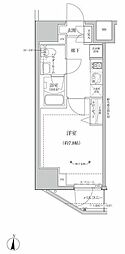 RELUXIA亀有 1Kの間取図画像