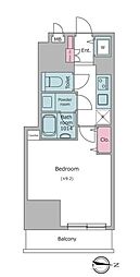 COMFORIA要町 1Kの間取図画像