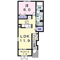 ヴィオレッタI 101 ｜ 新潟県新潟市西蒲区西長島774-1（賃貸アパート1LDK・1階・46.35㎡） その2