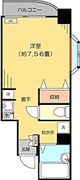 メゾン東尾久 ワンルームの間取図画像