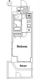フェニックス武蔵関弐番館 1階1Kの間取り