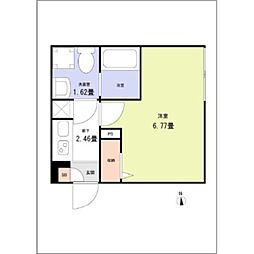 (仮称)草加市瀬崎新築アパート 1Kの間取図画像
