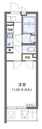 クレイノヴィクトワールSDK 1Kの間取図画像