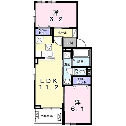 フォンターナ小松里_間取り_0