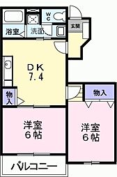 キャンパニュールＡ 1階/-