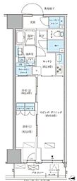パークアクシス品川天王洲アイル 2LDKの間取図画像