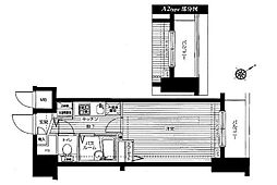 トーシンフェニックス新横濱イクシール 1Kの間取図画像