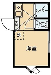 フェリスプロスパー ワンルームの間取図画像