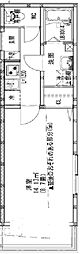 Lien 1Kの間取図画像