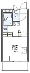 レオパレス西砂川 1Kの間取図画像