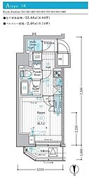 MAXIV西川口TRE 1Kの間取図画像