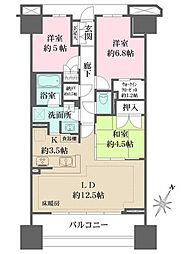 ザ・パークハウス青砥 3LDKの間取図画像