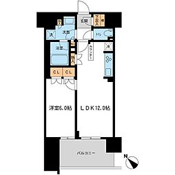 BLESS宮崎台 1LDKの間取図画像