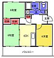 宮ノ東ハイツ4階5.0万円