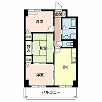 メディオグリシーナＦ 0602 ｜ 大阪府東大阪市角田１丁目11-8（賃貸マンション3DK・6階・55.74㎡） その2