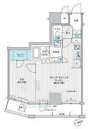栖浅草蔵前 1LDKの間取図画像