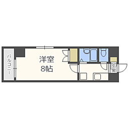 リファレンス呉服町 1Kの間取図画像