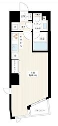 カスタリア新宿御苑 ワンルームの間取図画像