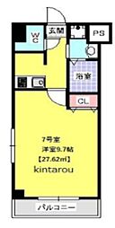 金太郎ヒルズ18'★ 1Kの間取図画像