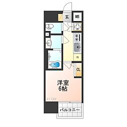 ファーストフィオーレ十三エリオ 1Kの間取図画像