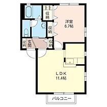 エスポワールＢ 00101 ｜ 茨城県古河市三和246（賃貸アパート1LDK・1階・42.72㎡） その2