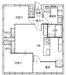 赤門アビタシオン 7階2SLDKの間取り